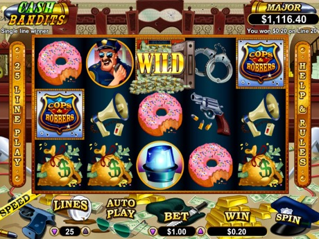 Cash Bandits - RTG Progressive Slot