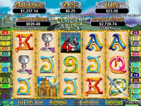 Coat of Arms - RTG Progressive Slot