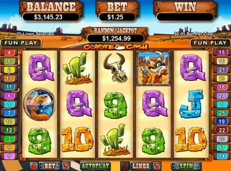 Coyote Cash - RTG Progressive Slot