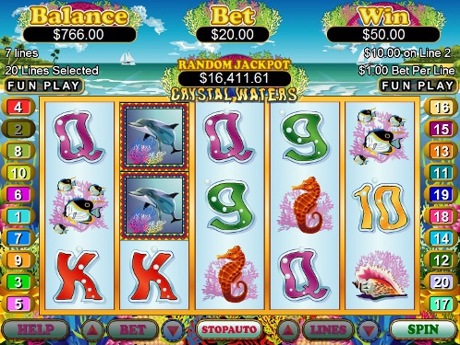 Ruby Jackpot - Crystal Waters Slot