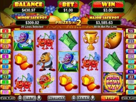 Fruit Bowl XXV - RTG Progressive Slot