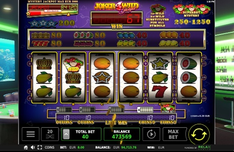 Joker4Wild Progressive Slot