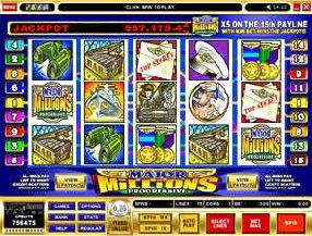 Major Millions 5 reel slot