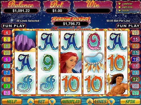 Mermaid Queen - RTG Progressive Slot