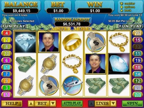 Mister Money - RTG Progressive Slot