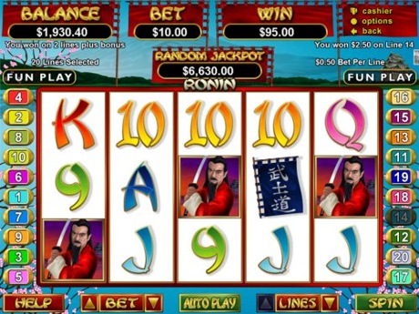 Ronin - RTG Progressive Slot