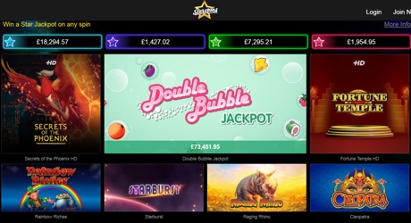 Star Spins Progressive Jackpots