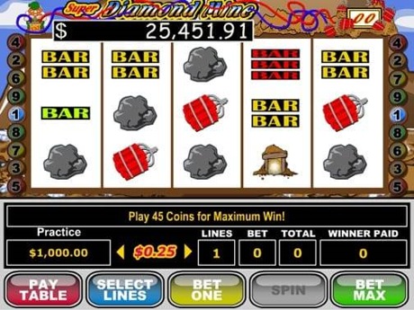 Super Diamond Mine - RTG Progressive Slot