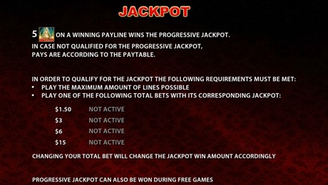 Thai Temple Jackpot rules