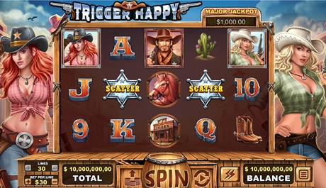 Trigger Happy - RTG Progressive Slot