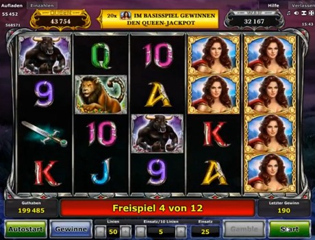 Zenia Queen of War Slot